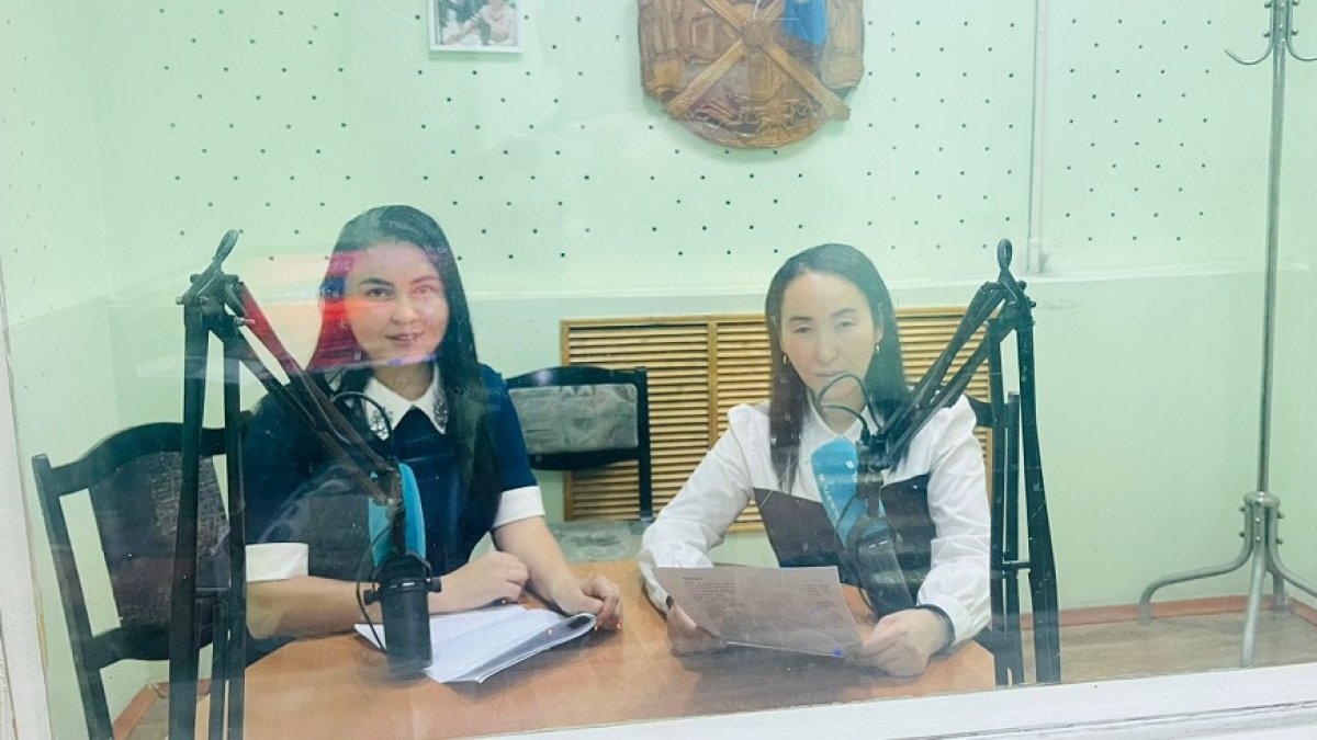 Исаева Улжан радио эфирде Ақкөл тұрағы жайлы ой бөлісті