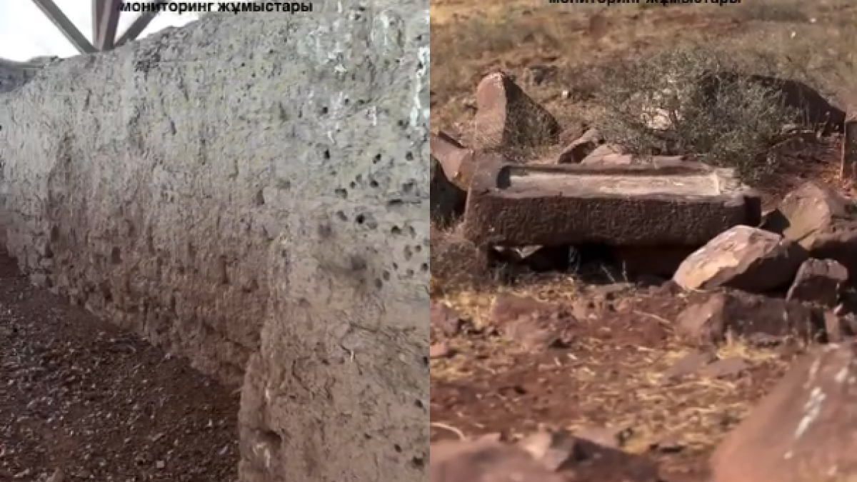 АҚЫРТАС АРХЕОЛОГИЯЛЫҚ КЕШЕНІНДЕ МОНИТОРИНГ ЖҰМЫСТАРЫ ЖҮРГІЗІЛДІ