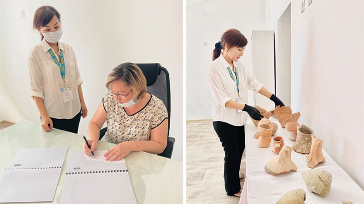 Қыштан жасалған жәдігерлер