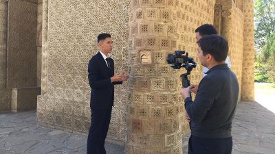 «Айша бибі» кесенесінде видео түсірілім өткізілді