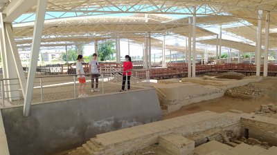 «Көне Тараз» археологиялық паркінде экскурсия жүргізілді