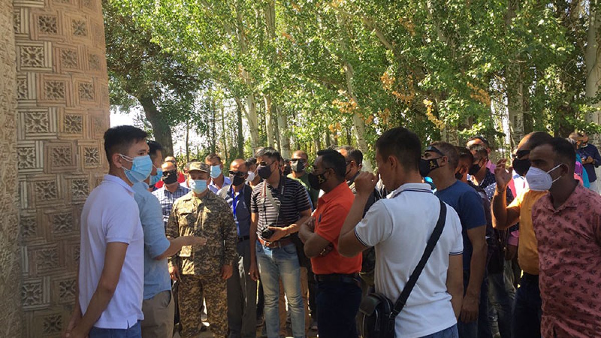 Археологиялық саябақтың тарихымен танысты