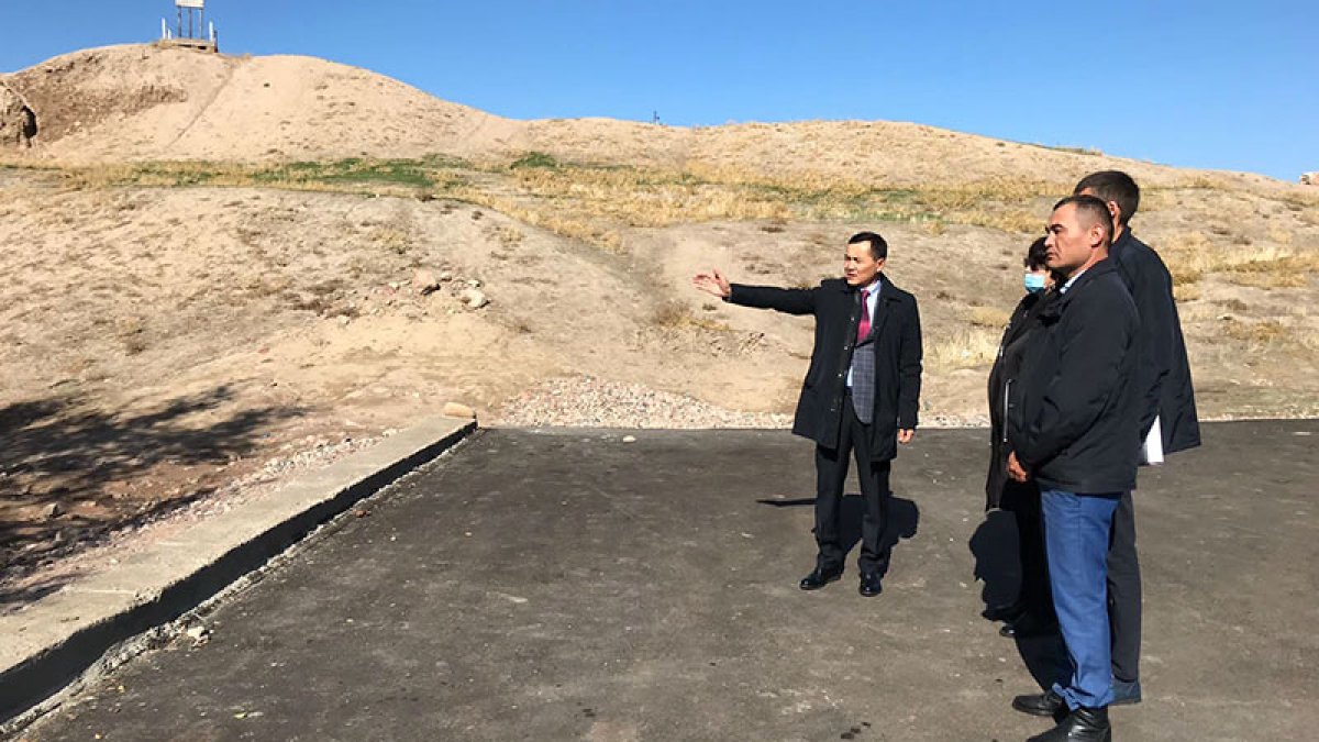 Ортағасырлық Меркі қалашығына іс-сапармен барып қайтты