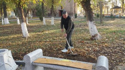 Кесенелердің аумағында тазалау жұмыстары жалғасуда