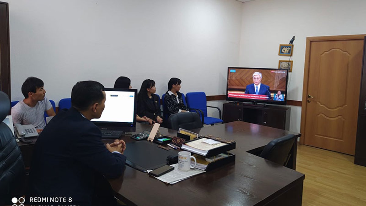 Музей ұжымы Мемлекет басшысының Жолдауын тыңдады