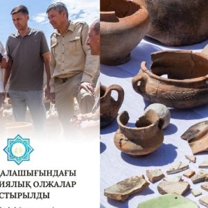 Музей-қорық қызметкерлері қазба алаңында болып, зерттеу жұмыстарының барысымен танысты