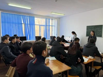 «Құқықтану» мамандығының 3 курс студенттеріне «Талас көпірінің тарихы» тақырыбында дәріс өткізілді