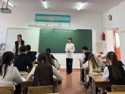 Тараз қаласы әкімдігінің білім бөлімінің №32 орта мектебінде танымдық дәріс өткізілді